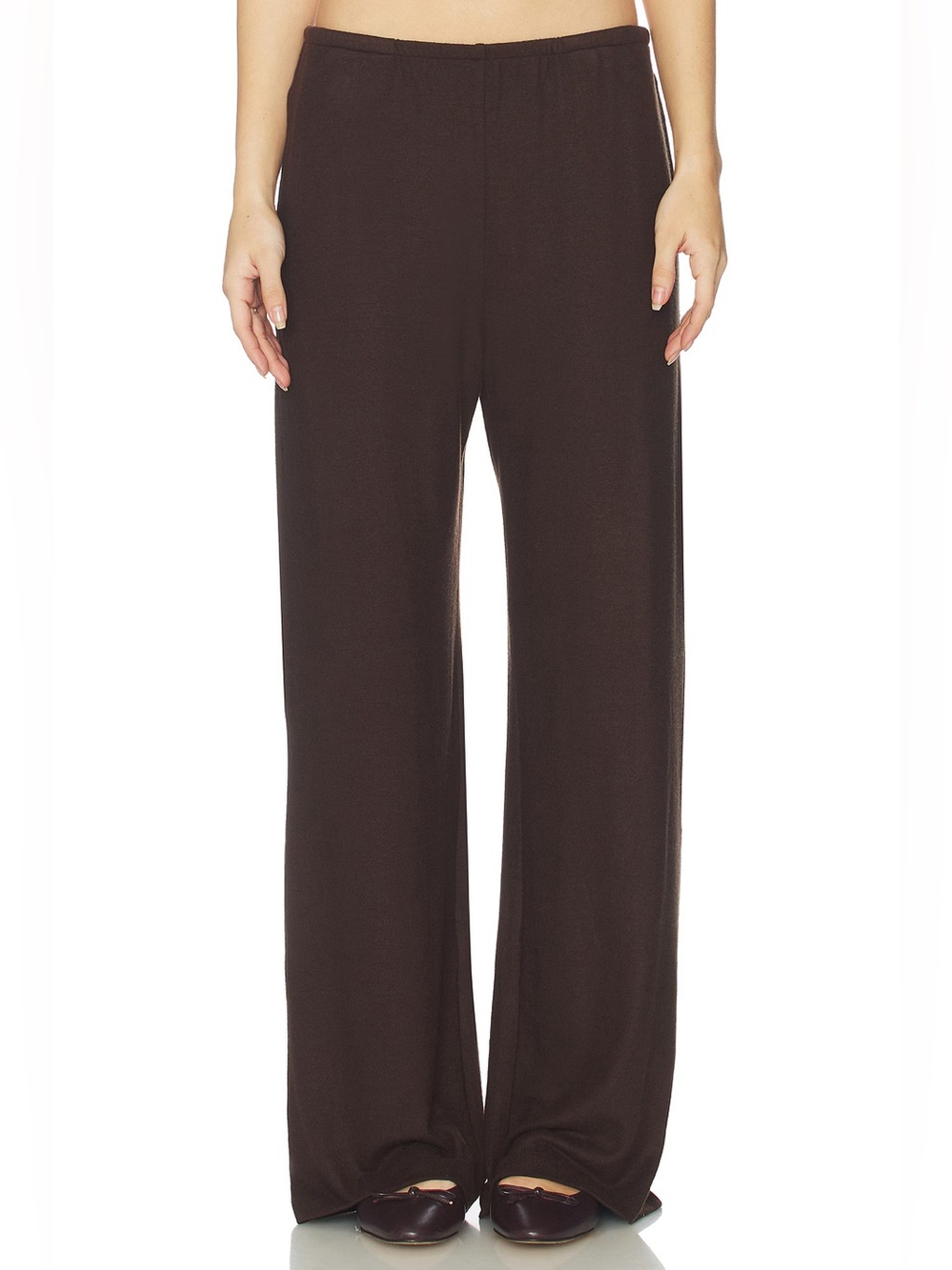 LESET Lauren Pocket Pant Chocolate